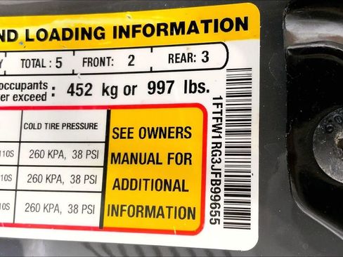 Used 2018 Ford F150 Raptor w/ Equipment Group 802A Luxury AWD/4WD image 8