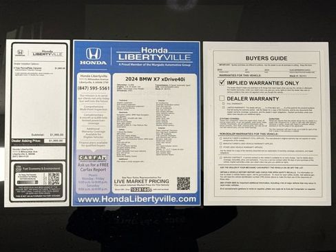 Used 2024 BMW X7 xDrive40i w/ Premium Package AWD/4WD image 44