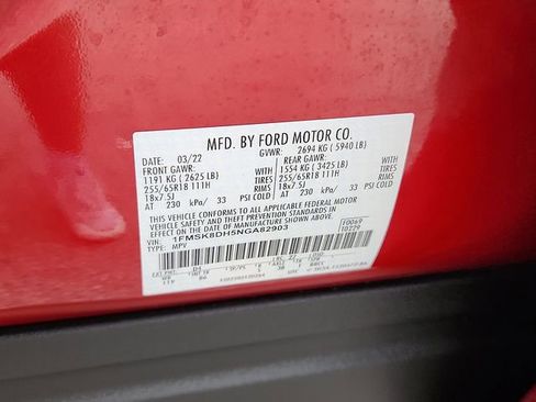 Certified 2022 Ford Explorer XLT image 15