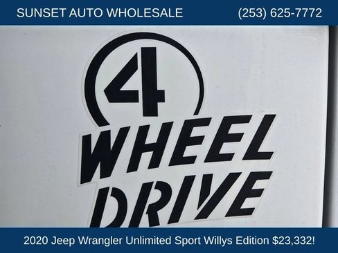 Used 2020 Jeep Wrangler Unlimited Sport AWD/4WD image 31