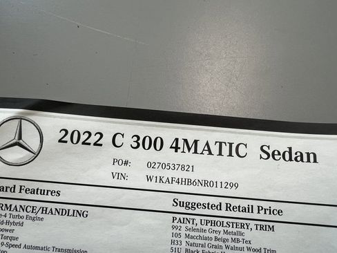 Used 2022 Mercedes-Benz C 300 4MATIC Sedan image 34