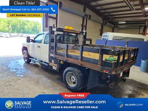 Used 2013 Chevrolet Silverado 3500 W/T w/ Snow Plow Prep Package AWD/4WD image 3