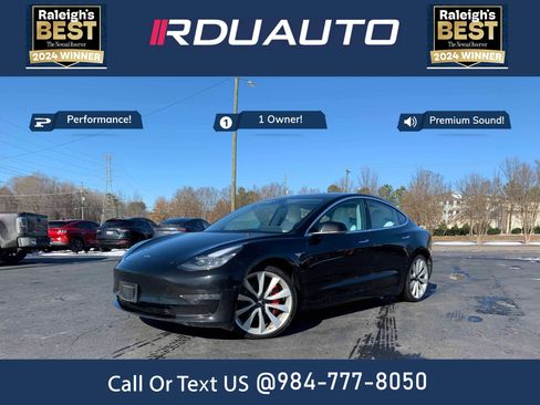 Used 2018 Tesla Model 3 Performance image 1
