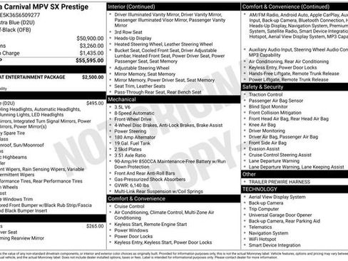 New 2025 Kia Carnival SX Prestige image 9