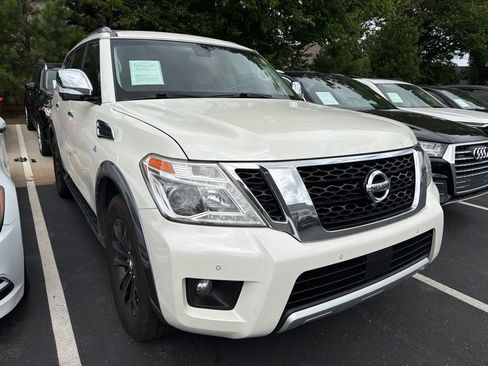 Used 2017 Nissan Armada Platinum w/ Captain Seat Package AWD/4WD image 2
