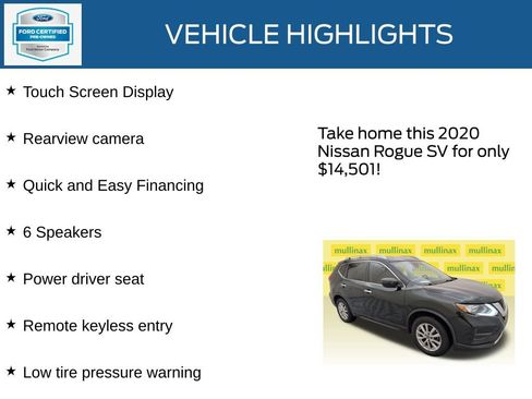 Used 2020 Nissan Rogue SV image 23