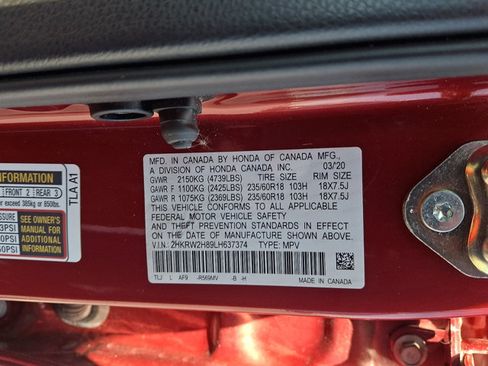 Certified 2020 Honda CR-V EX-L image 28