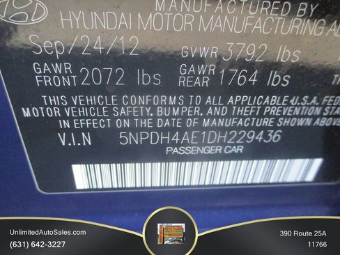 Used 2013 Hyundai Elantra GLS FWD image 12
