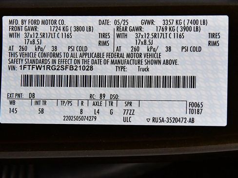 Used 2025 Ford F150 Raptor AWD/4WD image 15