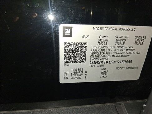 Used 2021 Chevrolet Tahoe High Country w/ Premium Package image 19