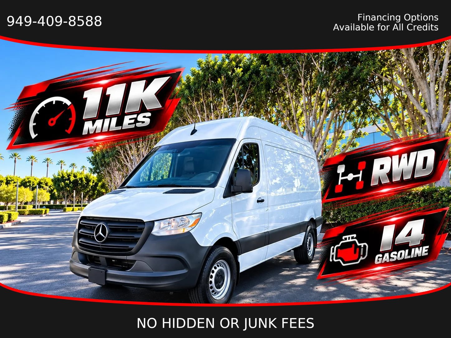 Used 2022 Mercedes-Benz Sprinter 2500 144 Cargo image 1