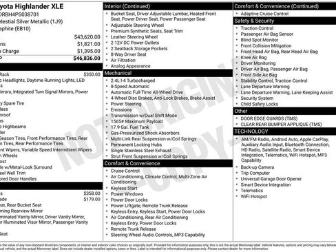 Used 2023 Toyota Highlander XLE AWD/4WD image 6