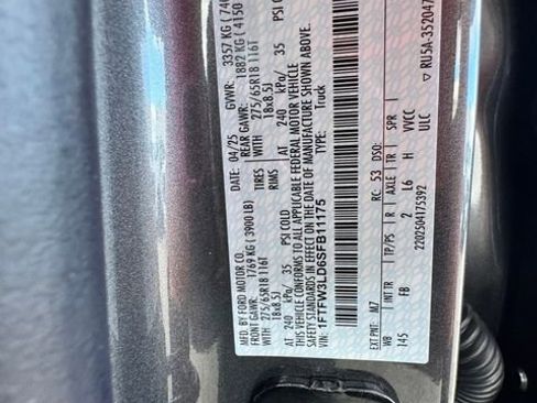 New 2025 Ford F150 XLT w/ Equipment Group 302A MID image 23