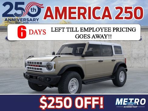 New 2026 Ford Bronco Heritage Edition AWD/4WD image 2