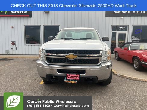 Used 2013 Chevrolet Silverado 2500 W/T w/ Snow Plow Prep Package image 1