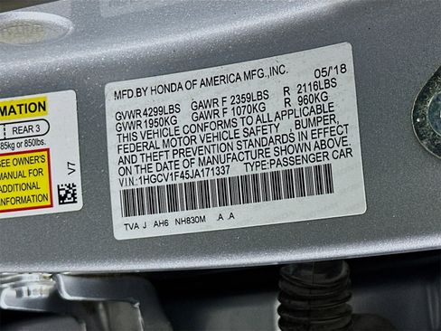 Used 2018 Honda Accord EX image 32