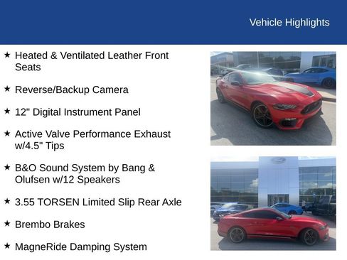Used 2022 Ford Mustang Mach 1 w/ Equipment Group 700A RWD image 8