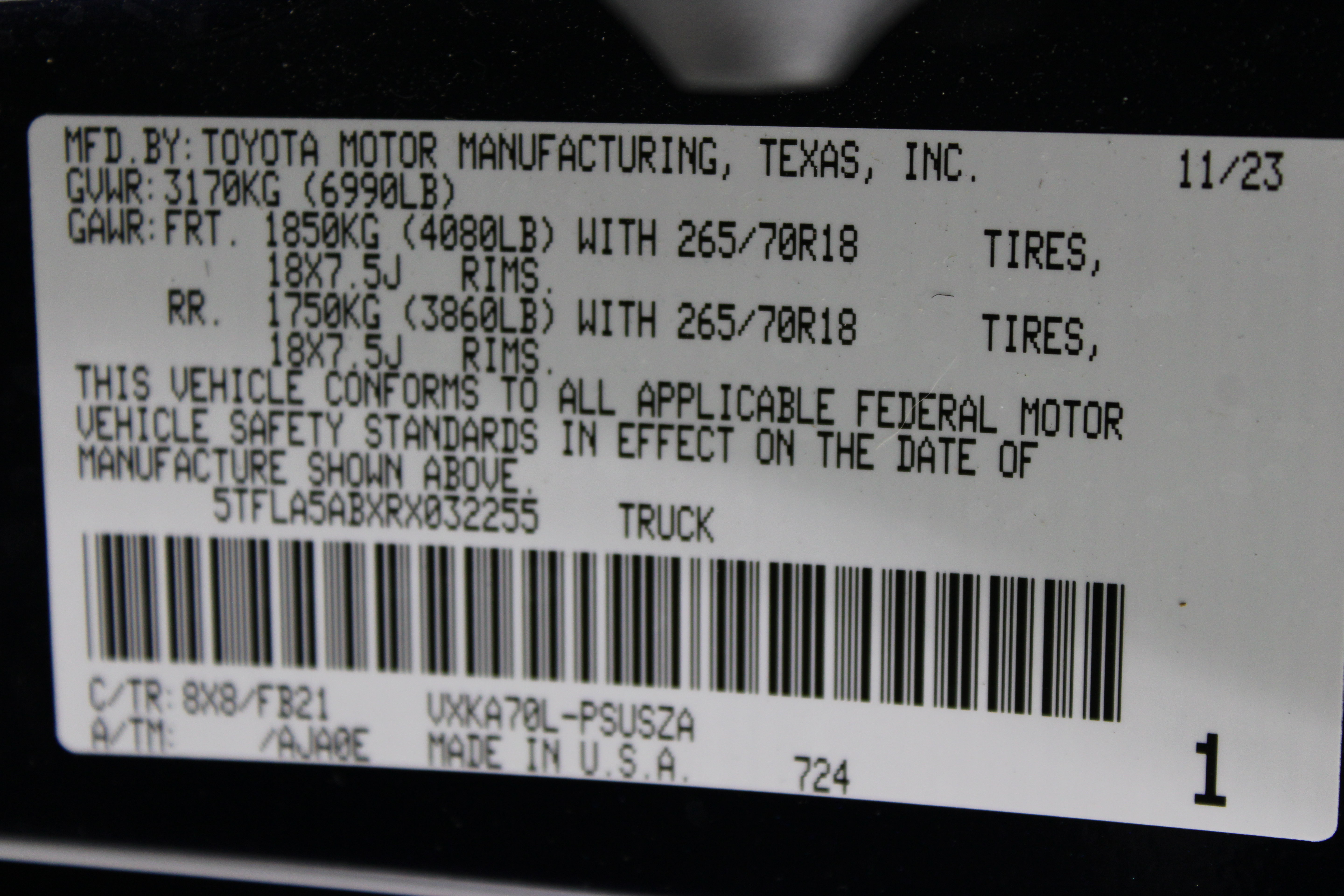Used 2024 Toyota Tundra SR5 RWD image 38