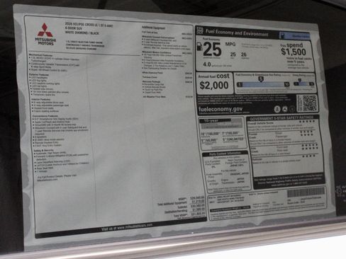 New 2026 Mitsubishi Eclipse Cross LE image 31