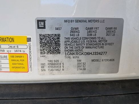 Used 2017 Chevrolet Traverse LT image 16