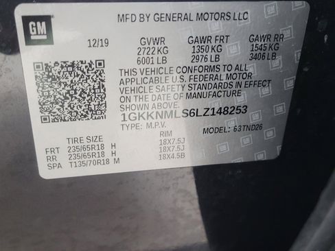 Used 2020 GMC Acadia SLT w/ LPO, Floor Liner Package FWD image 33
