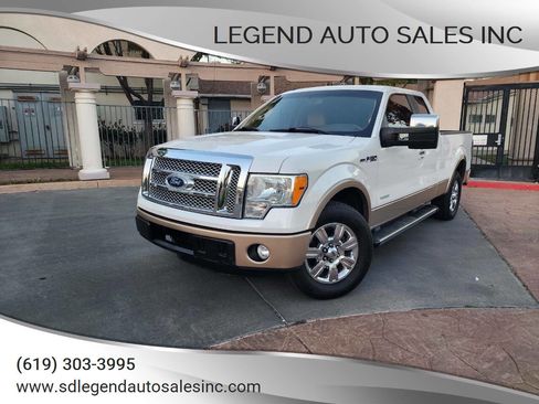 Used 2011 Ford F150 Lariat w/ Lariat Chrome Pkg image 1