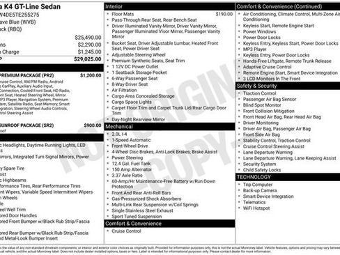 New 2026 Kia K4 EX w/ GT-Line Premium Package FWD image 4