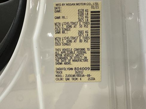 Used 2021 Nissan NV 2500 S image 20