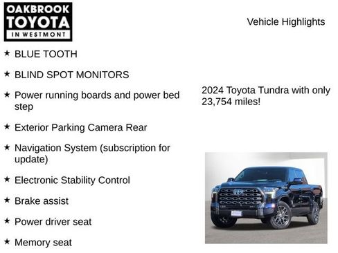 Used 2024 Toyota Tundra Platinum AWD/4WD image 8