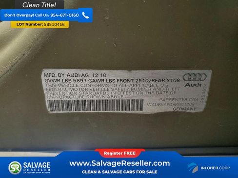 Used 2011 Audi A8 L 4.2 AWD/4WD image 17