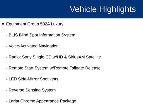 Used 2016 Ford F150 Lariat w/ Equipment Group 502A Luxury AWD/4WD image 20