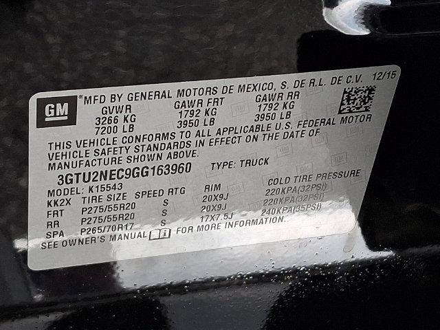 Used 2016 GMC Sierra 1500 SLT AWD/4WD image 27