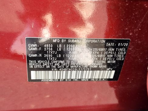 Used 2020 Subaru Outback Premium image 23