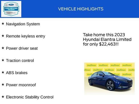 Used 2023 Hyundai Elantra Limited FWD image 18