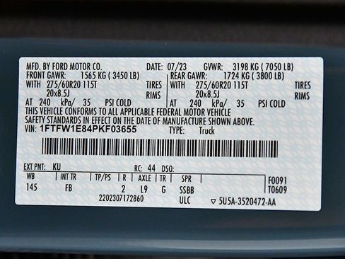 Used 2023 Ford F150 XLT w/ Equipment Group 302A High AWD/4WD image 18