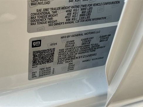 New 2026 Chevrolet Silverado 1500 Custom w/ LPO, Dark Essentials Package image 36