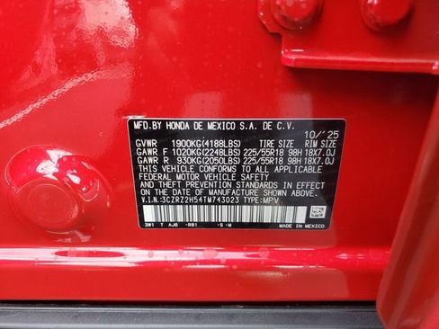 New 2026 Honda HR-V Sport image 40