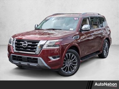Used 2021 Nissan Armada Platinum w/ Captain's Chairs Package