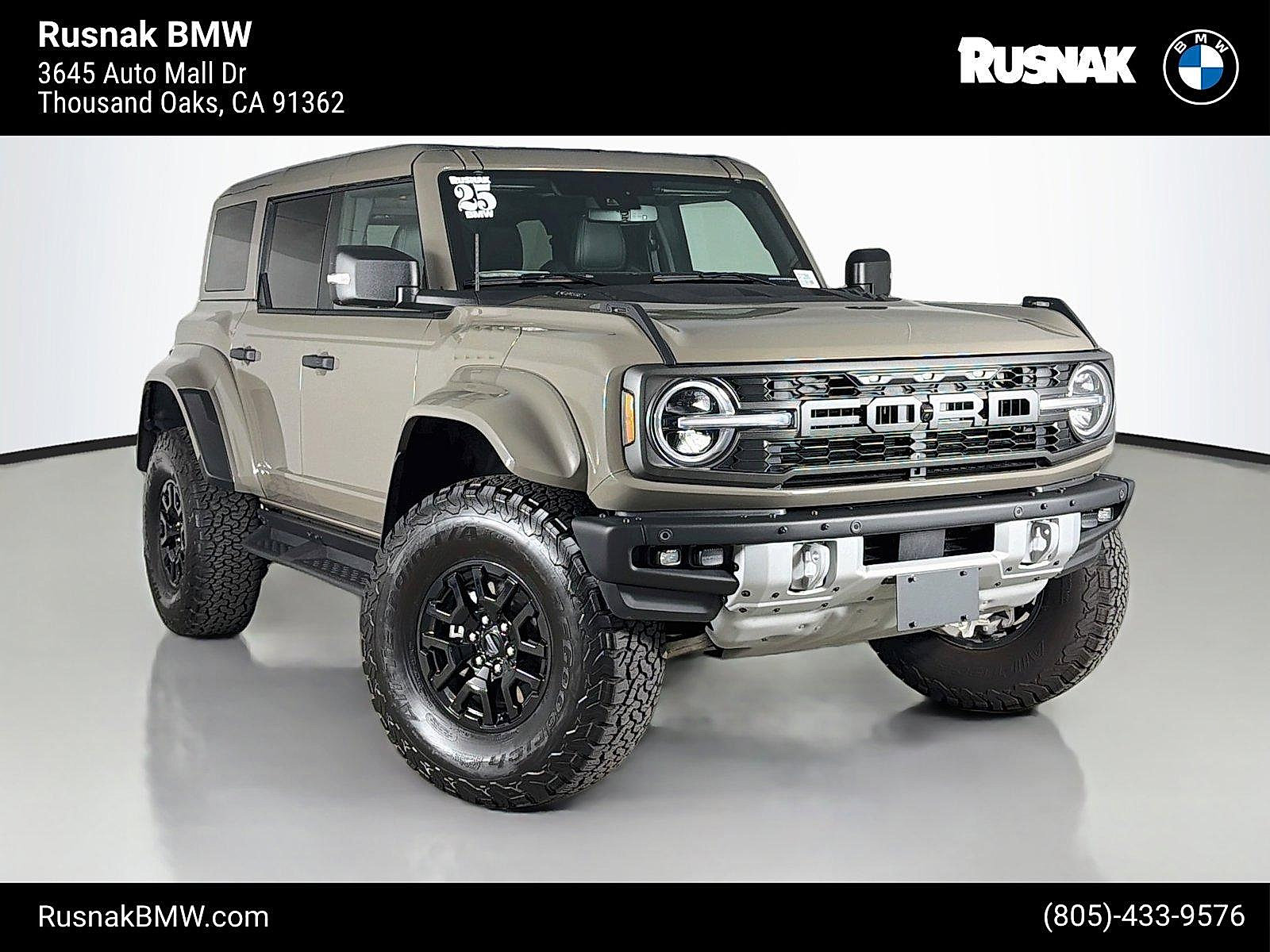 Used 2025 Ford Bronco Raptor w/ Interior Carbon Fiber Pack AWD/4WD image 1