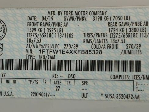 Used 2019 Ford F150 XLT w/ XTR Package image 52