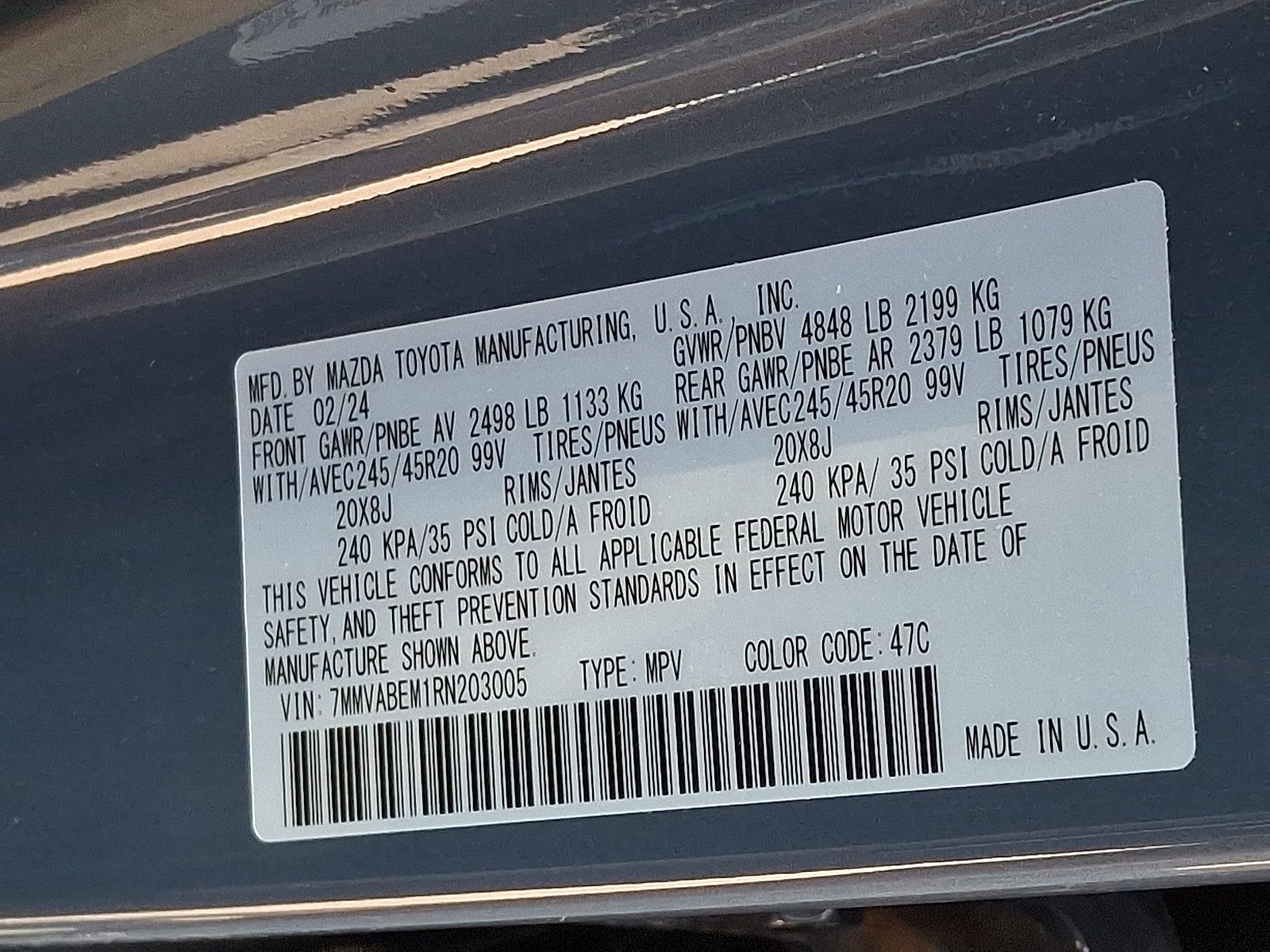 Certified 2024 MAZDA CX-50 AWD 2.5 S w/ Cargo Package image 28