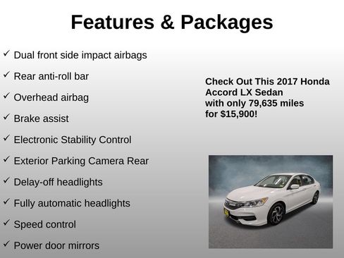 Used 2017 Honda Accord LX image 12