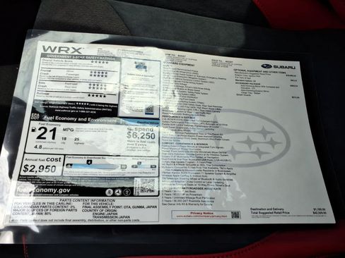 New 2026 Subaru WRX Limited AWD/4WD image 40