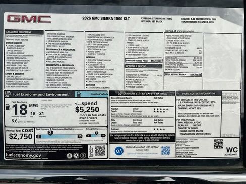 New 2026 GMC Sierra 1500 SLT image 21