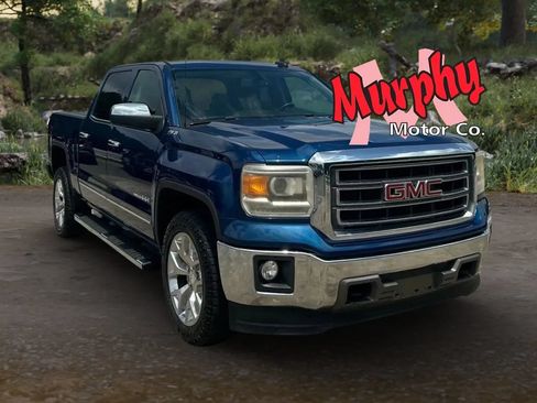 Used 2015 GMC Sierra 1500 SLT w/ SLT Crew Cab Value Package RWD image 4