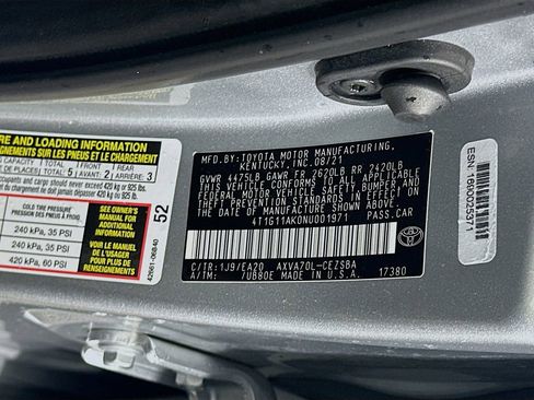 Certified 2022 Toyota Camry SE FWD image 30