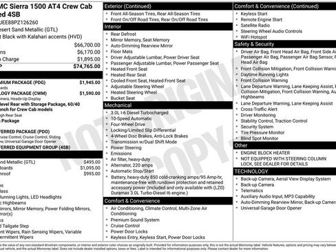 Used 2023 GMC Sierra 1500 AT4 w/ AT4 Premium Package AWD/4WD image 6