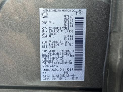 Used 2025 Nissan Pathfinder S FWD image 41