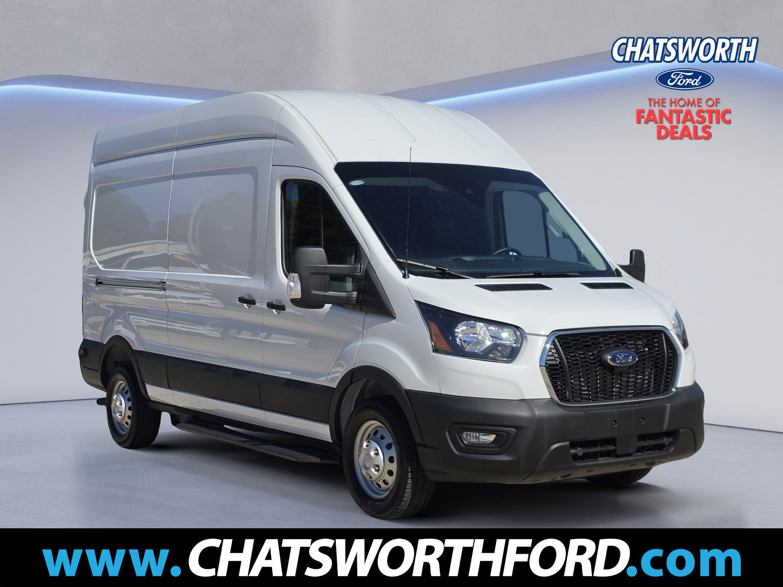 Used 2025 Ford Transit 350 148 High Roof w/ Exterior Upgrade Package RWD image 1