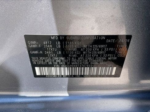 New 2026 Subaru Crosstrek 2.0i Premium image 16